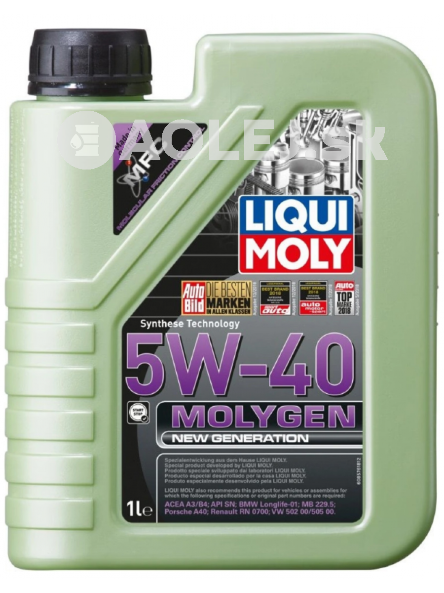 Liqui Moly Molygen New Generation 5W-40 1L