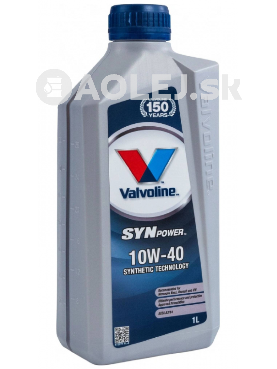 Valvoline SynPower 10W-40 1L