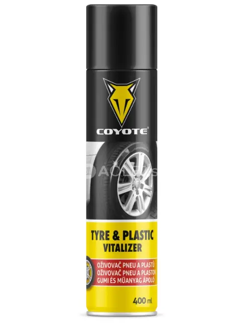 Coyote Oživovač plastov a pneu 400ml