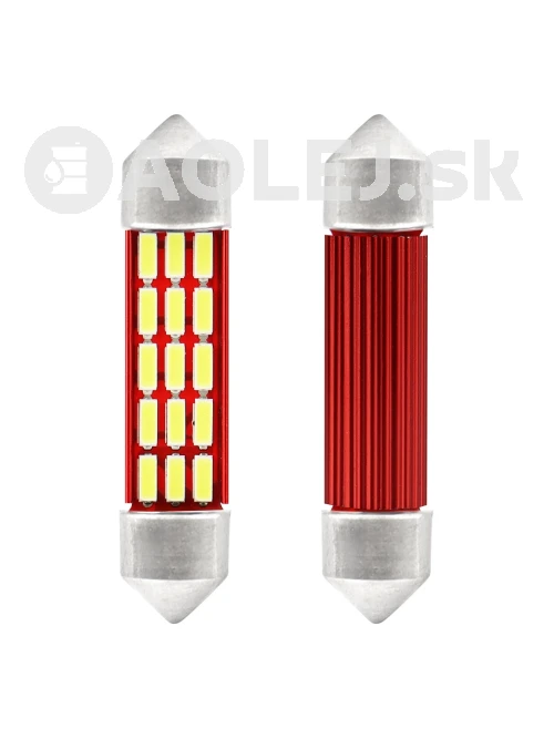 LED žiarovky CANBUS 4014 20SMD Festoon C5W C10W C3W 41mm White 12V/24V