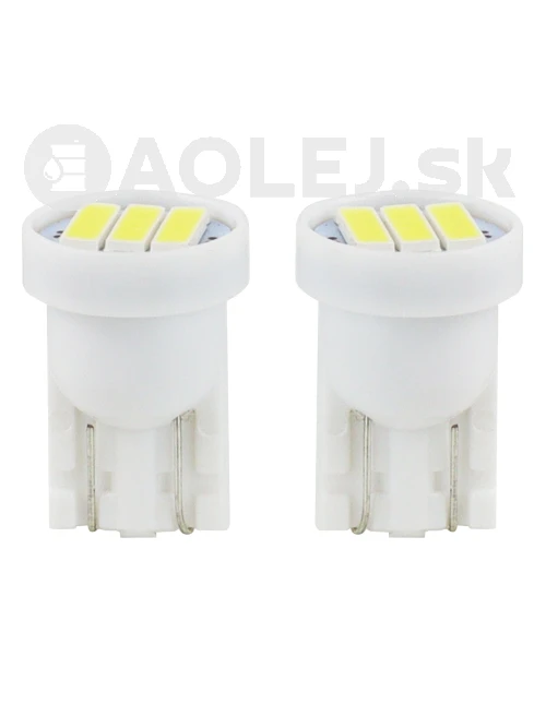 LED žiarovky STANDARD T10 W5W 3xSMD 7020 12V