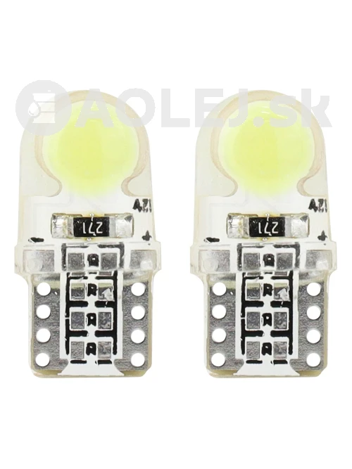 LED žiarovky STANDARD White T10e COB 12V