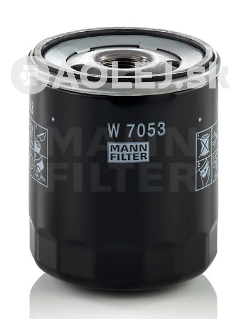 Olejový filter MANN FILTER W 7053