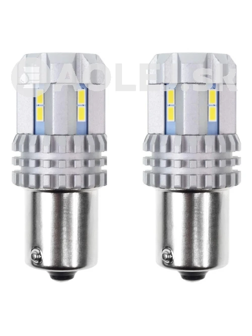 LED žiarovky CANBUS 3020 UltraBright 22SMD 1156 BA15S P21W R10W R5W White 12V/24V