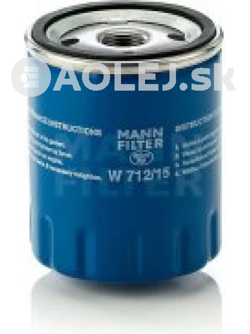 Olejový filter MANN FILTER W 712/15