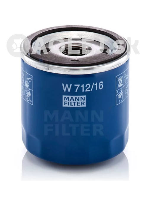 Olejový filter MANN FILTER W 712/16