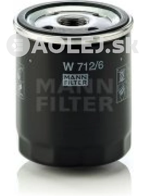 Olejový filter MANN FILTER W 712/6