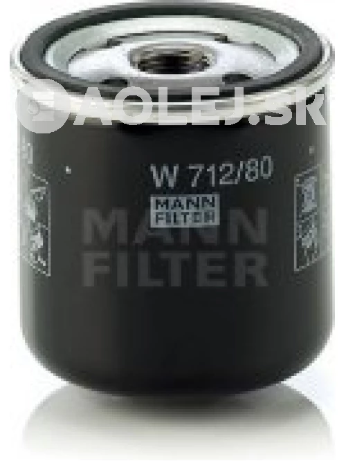 Olejový filter MANN FILTER W 712/80