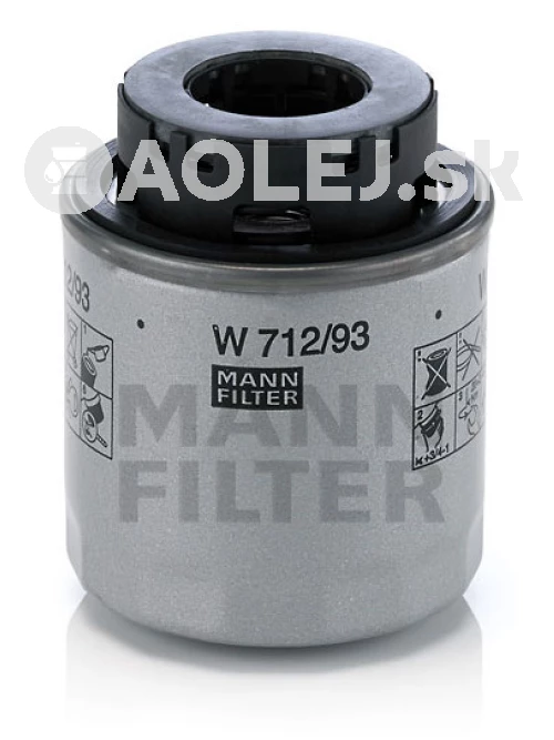 Olejový filter MANN FILTER W 712/93