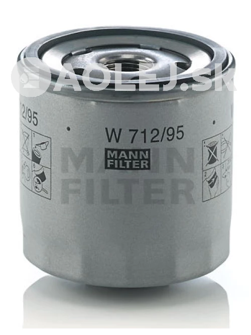 Olejový filter MANN FILTER W 712/95