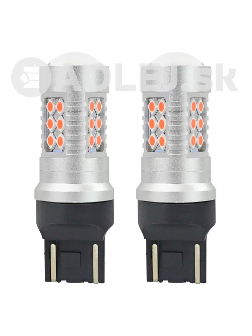 LED žiarovky CANBUS 24SMD 3030 1157 T20 7443 21/5W Červená 12V/24V