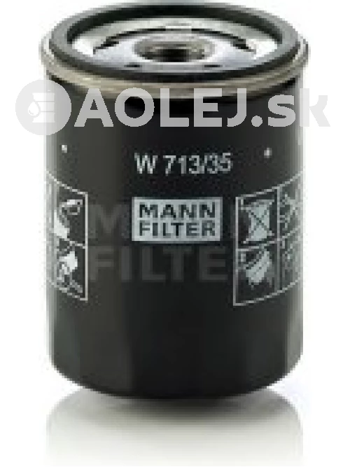 Olejový filter MANN FILTER W 713/35