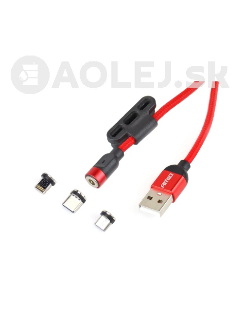 Multikábel USB Lightning/USB C/micro USB 1m UC-08