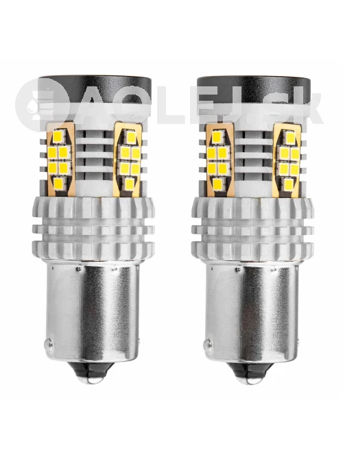 LED žiarovky CANBUS 3020 24SMD 1156 BA15S P21W R10W R5W White 12V/24V