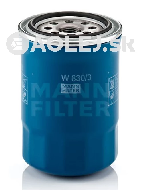 Olejový filter MANN FILTER W 830/3