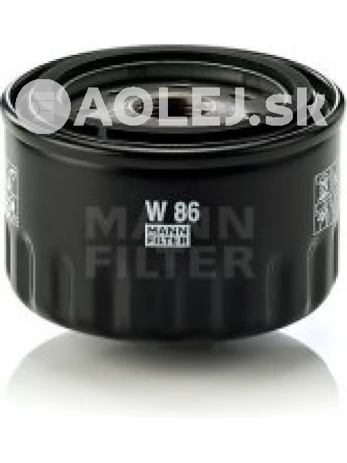 Olejový filter MANN FILTER W 86
