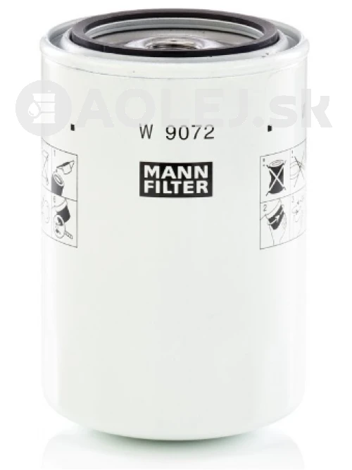 Olejový filter MANN FILTER W 9072