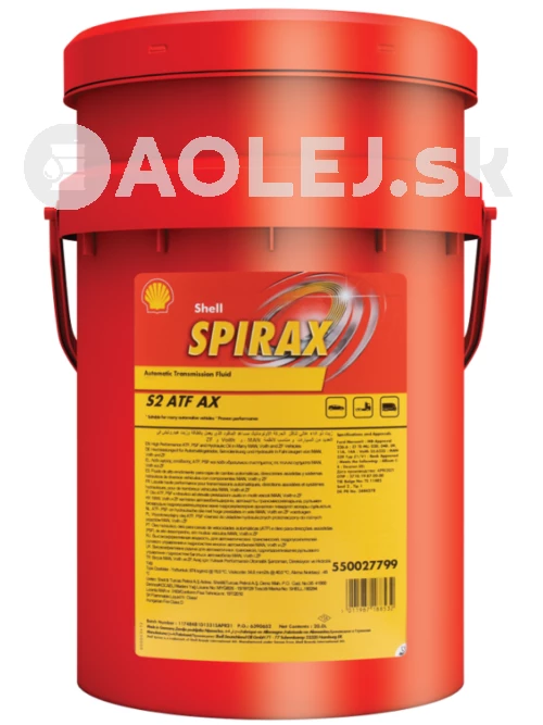 Shell Spirax S2 ATF AX 20L