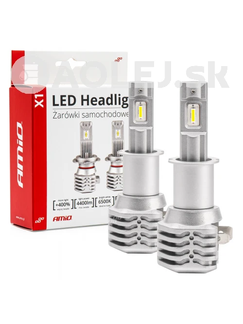 LED žiarovky hlavného svietenia H3 X1 Series AMiO