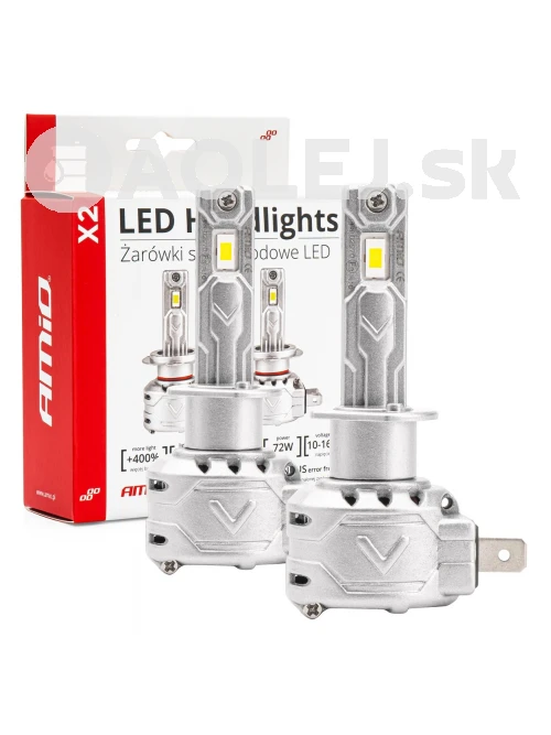 LED žiarovky hlavného svietenia H1 X2 Series AMiO