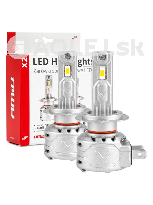 LED žiarovky hlavného svietenia H7/H18 X2 Series AMiO