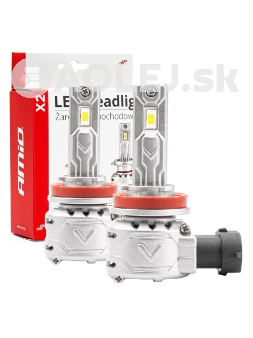 LED žiarovky hlavného svietenia H8/H9/H11 X2 Series AMiO