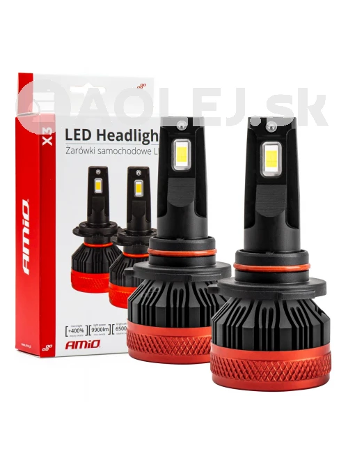 LED žiarovky hlavného svietenia HB4 9006 X3 Series AMiO