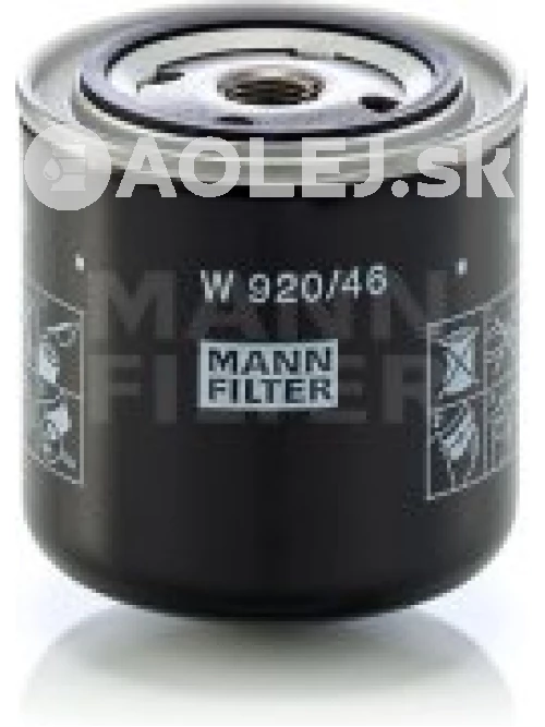 Olejový filter MANN FILTER W 920/46