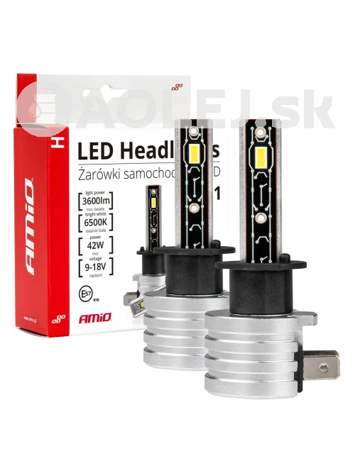 LED žiarovky hlavného svietenia H1 H-mini Series AMiO