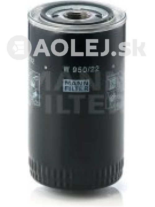 Olejový filter MANN FILTER W 950/22