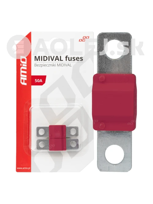 Poistky MIDIVAL 50A AMIO-03475