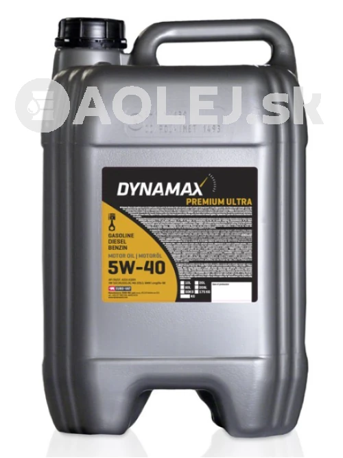 Dynamax Premium Ultra 5W-40 20L