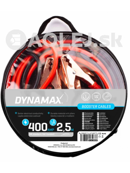 Dynamax Śtartovacie káble 400A 2,5m