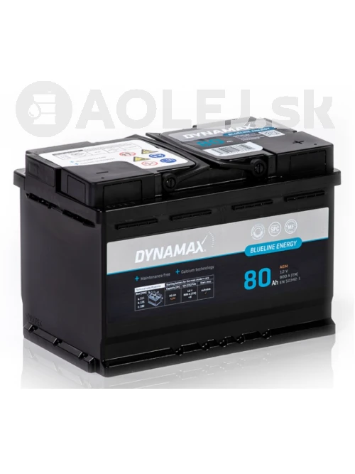 Dynamax Energy Blueline AGM 12V 80Ah 800A 