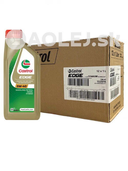 Castrol Edge Titanium FST 5W-40 12x1L