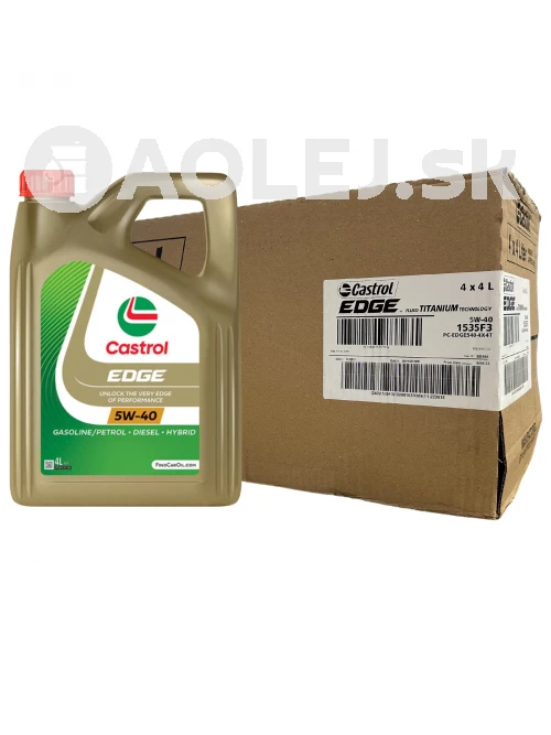 Castrol Edge Titanium FST 5W-40 4x4L