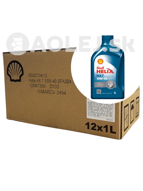 Shell Helix HX7 10W-40 12x1L