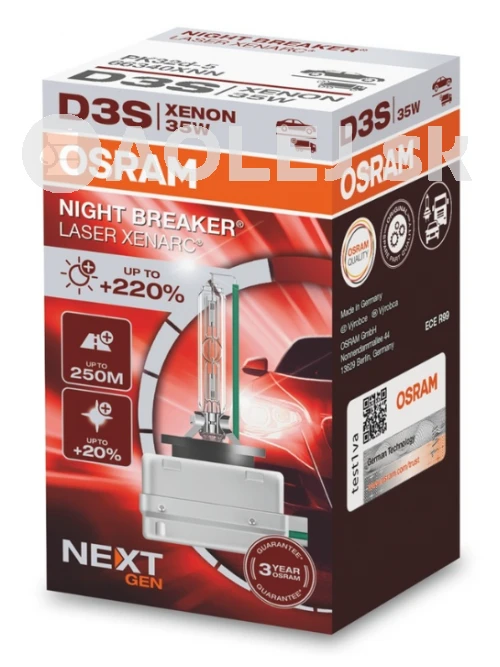 Osram 35W PK32D-5 D3S Xenarc Night Breaker Laser Nextge