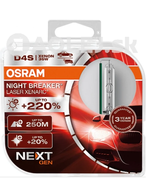 Osram 35W P32D-5 D4S Xenarc Night Breaker Laser Nextgen Box