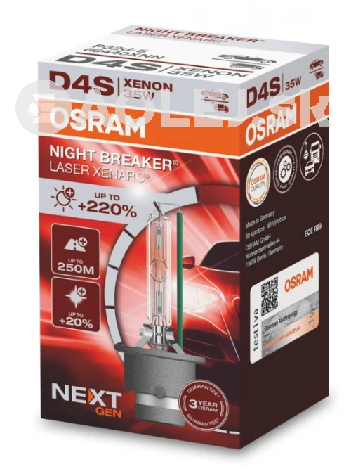 Osram 35W P32D-5 D4S Xenarc Night Breaker Laser Nextgen 