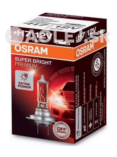 Osram H7 12V 80W PX26d Super Bright Premium
