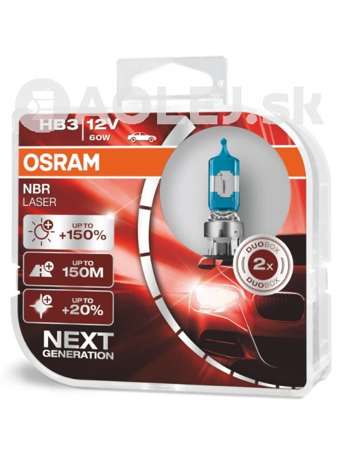 Osram HB3 12V 60W P20d Night Breaker Laser Box