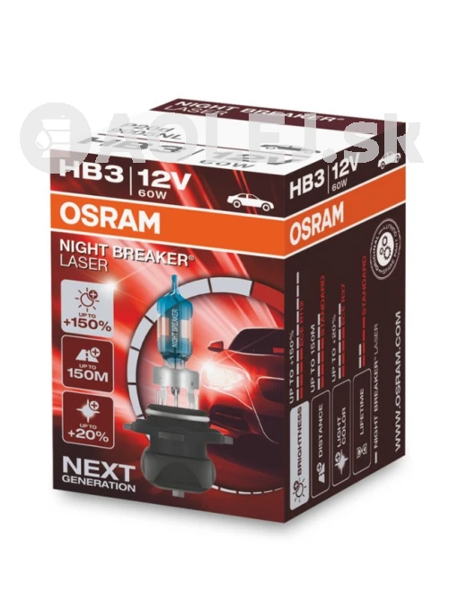 Osram HB3 12V 60W P20d Night Breaker Laser