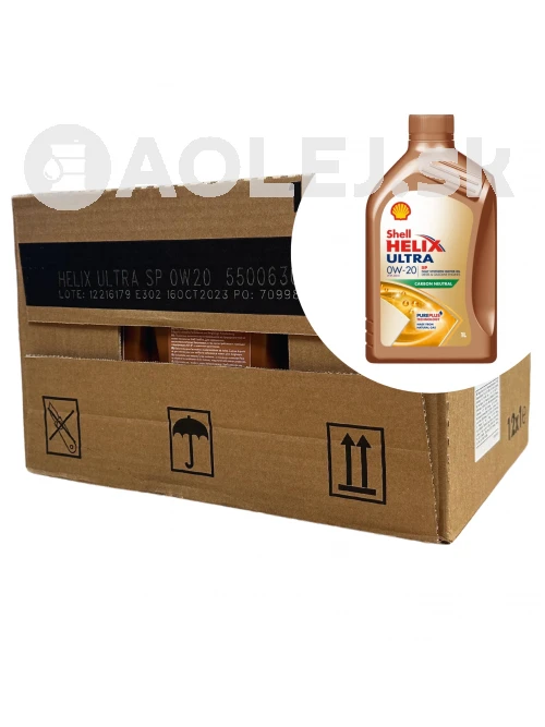 Shell Helix Ultra SP 0W-20 12x1L