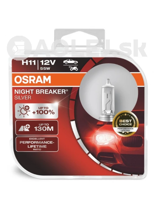 Osram H11 12V 55W PGJ19-2 Night Breaker Silver Box