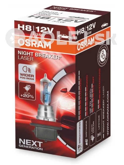Osram H8 12V 35W PGJ19-1 Night Breaker Laser