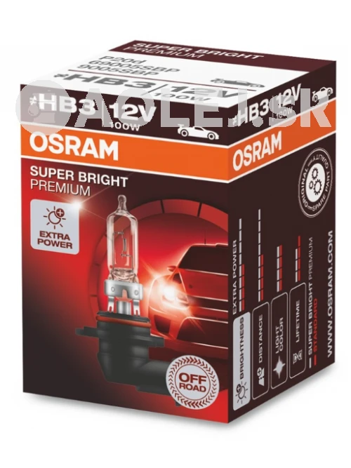 Osram HB3 12V 100W P20d Super Bright Premium