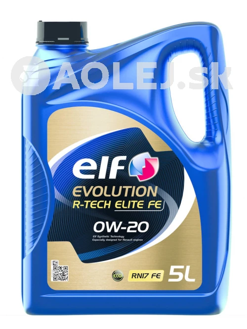 Elf Evolution R-Tech Elite FE 0W-20 5L