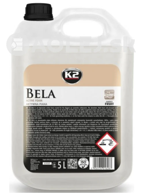 K2 Bela Energy Fruit /aktívna pena/ 5L