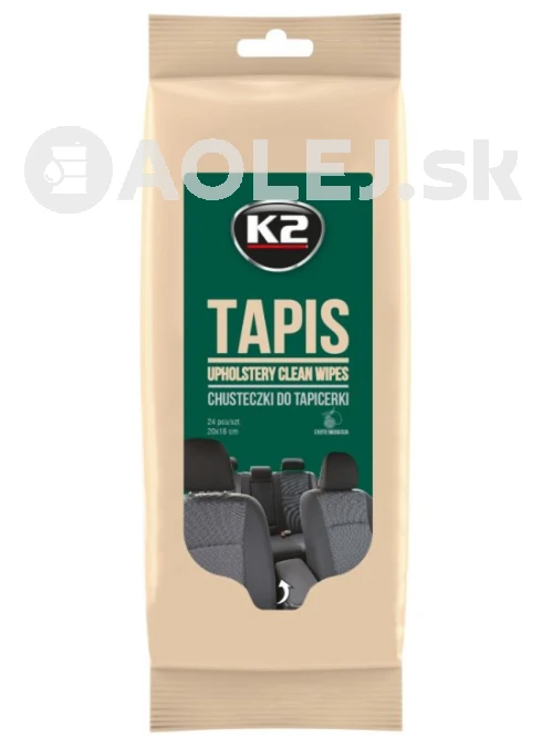 K2 Tapis Wipes - vlhčené utierky na čalúnenie 24ks